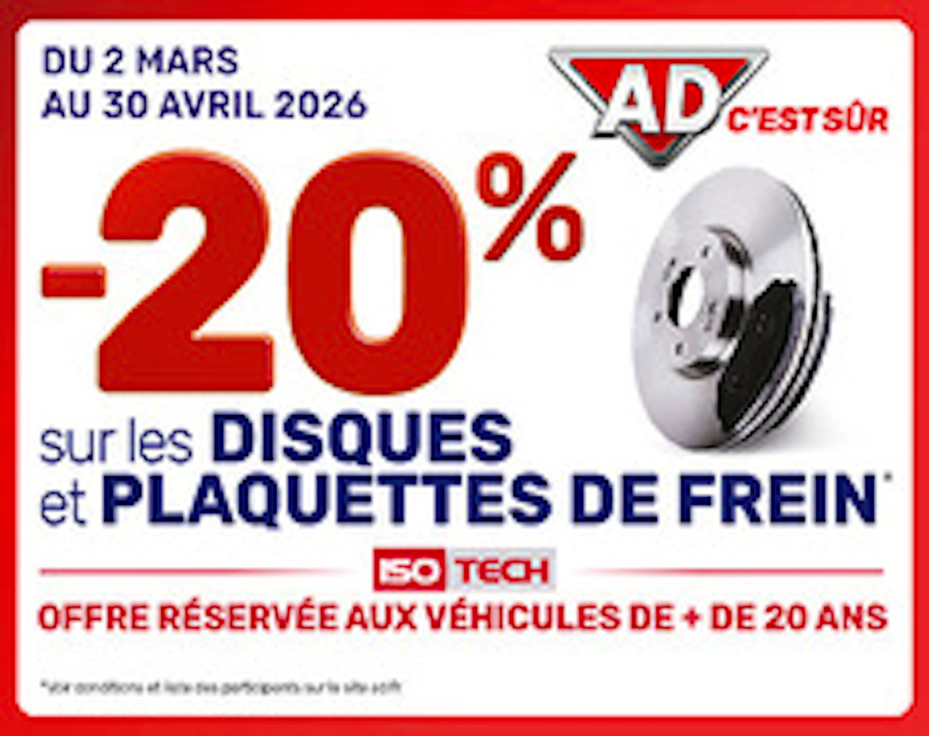 freinage-isotech-plus-20-ans