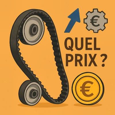 Quel prix pour changer sa courroie de distribution ?