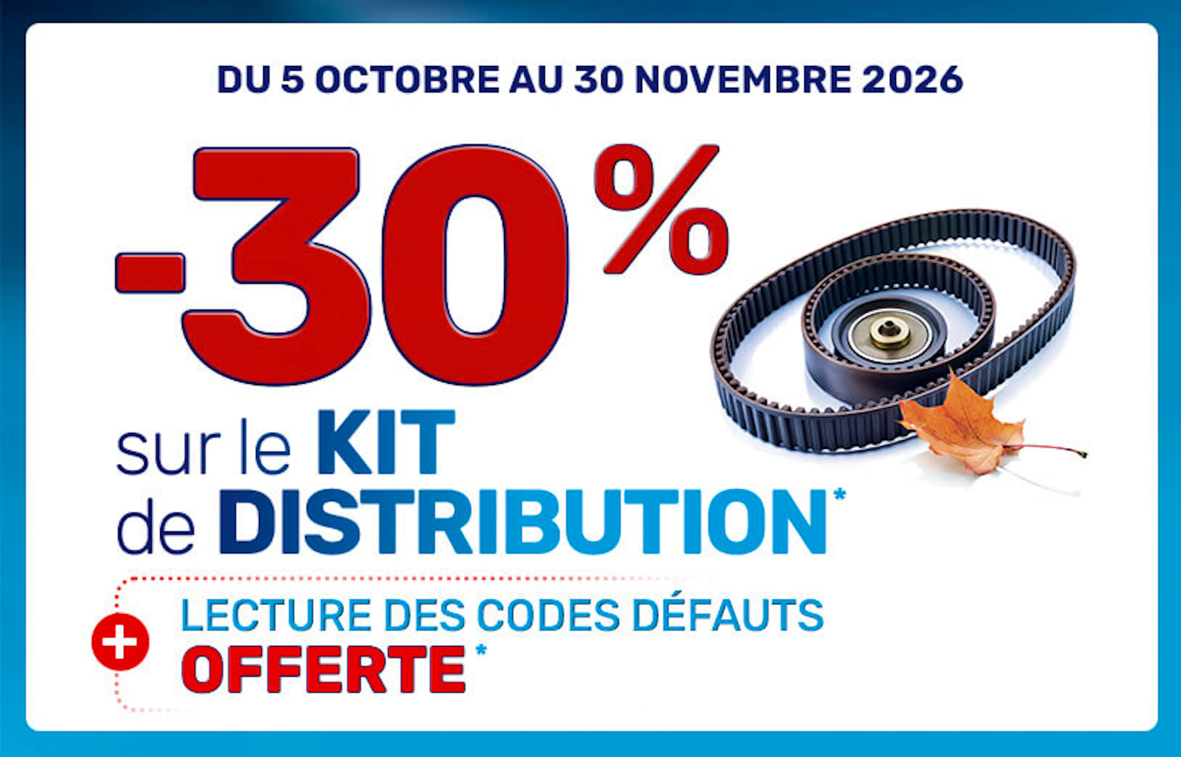 -30% sur le kit distribution