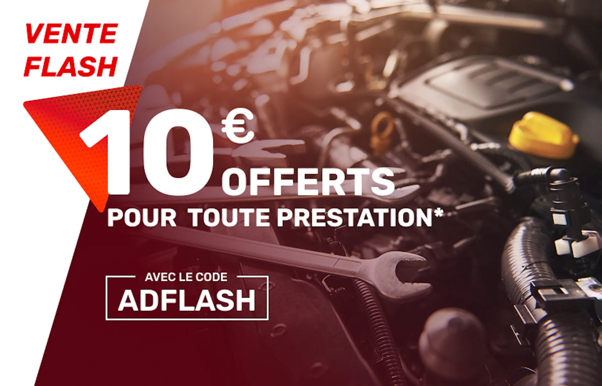 10€ OFFERTS POUR TOUTE PRESTATION*