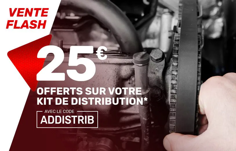 Promo kit de distribution : -25€ sur le kit de distribution - Garages AD