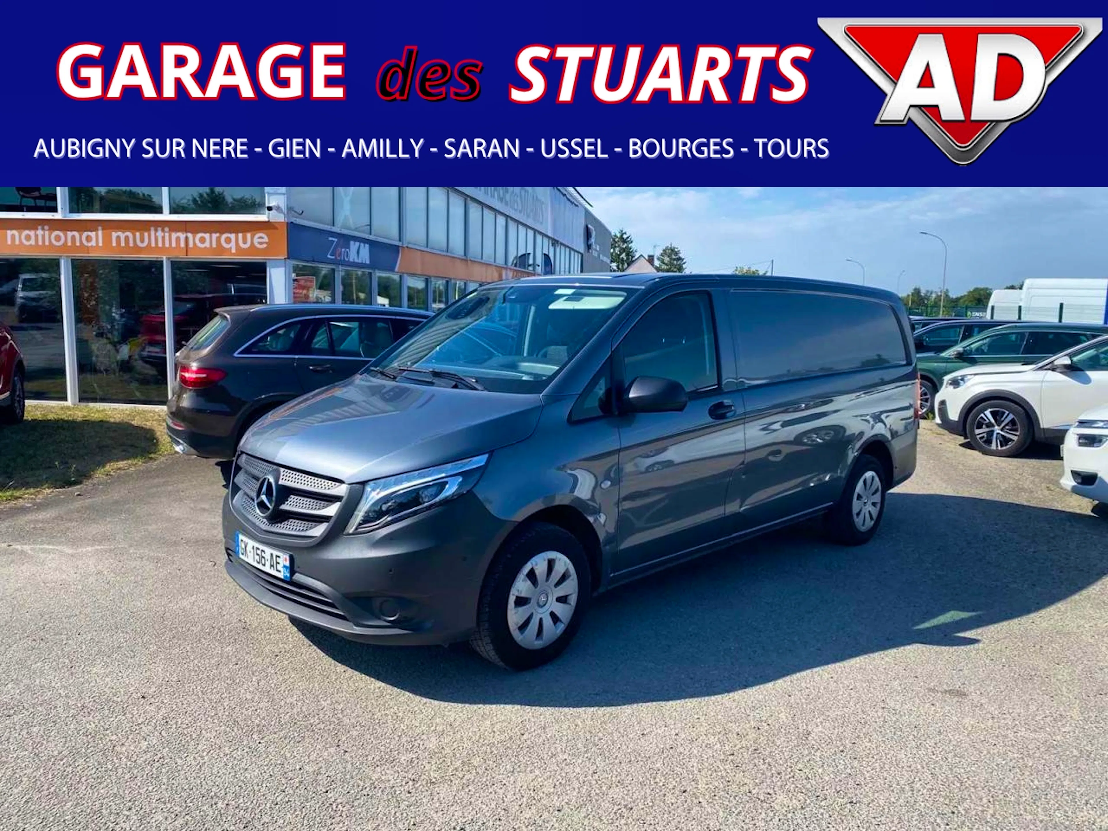 Mercedes Benz Vito Long 2.8t 116 CDI BlueEfficiency - BVA 9G-Tronic Propulsion + Attelage + Caméra de Recul occasion