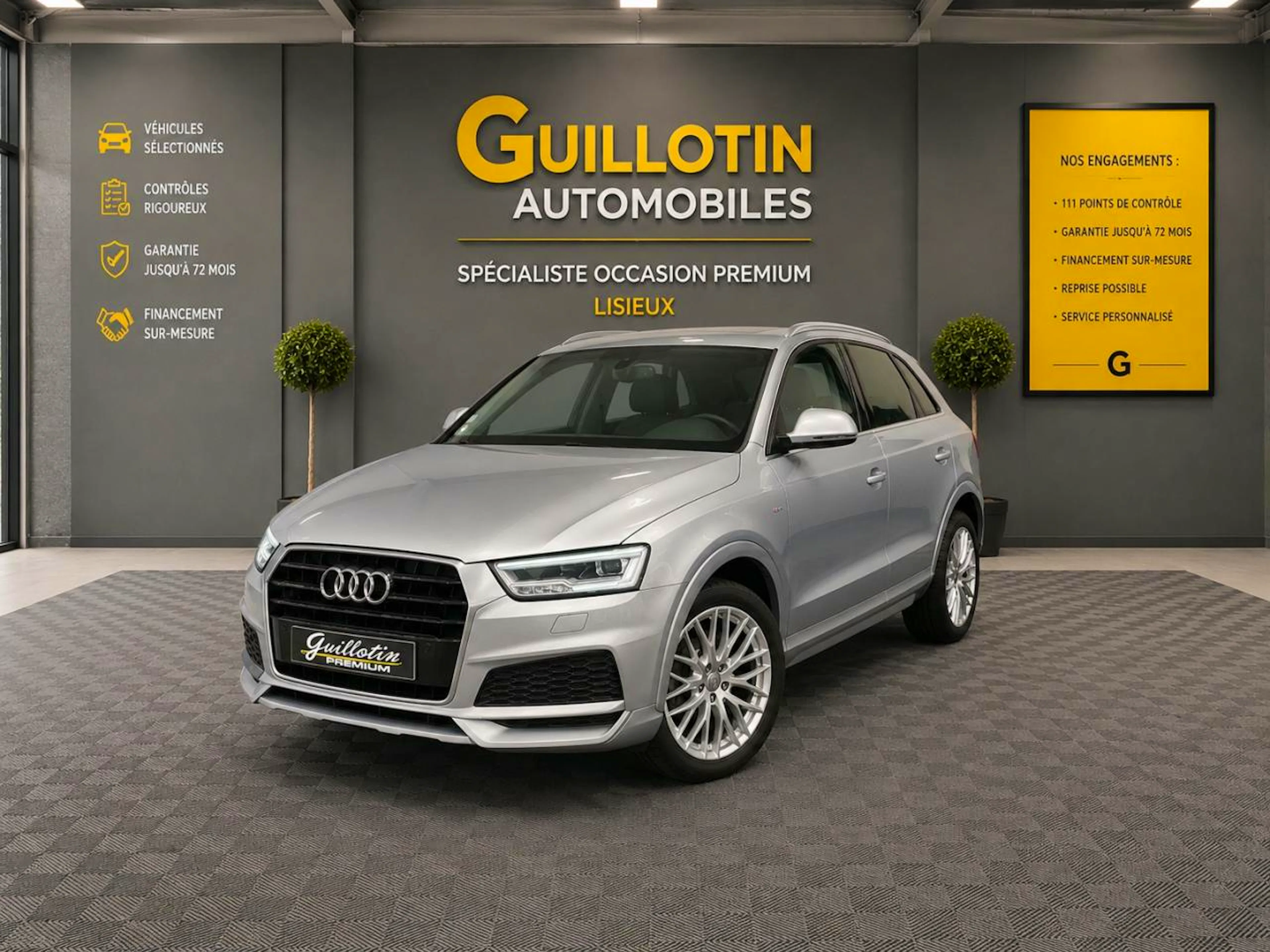 Audi Q3 2.0 TDI 150 ch S tronic 7 S line occasion