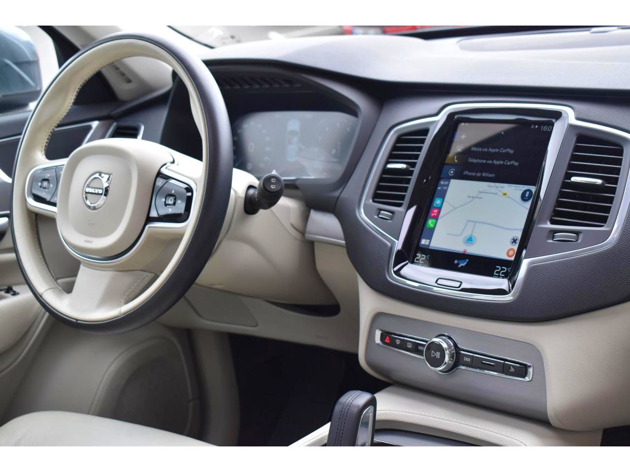 Volvo XC90  T8 Twin Engine 303+87 ch Geartronic 8 7pl Momentum occasion - Photo 6