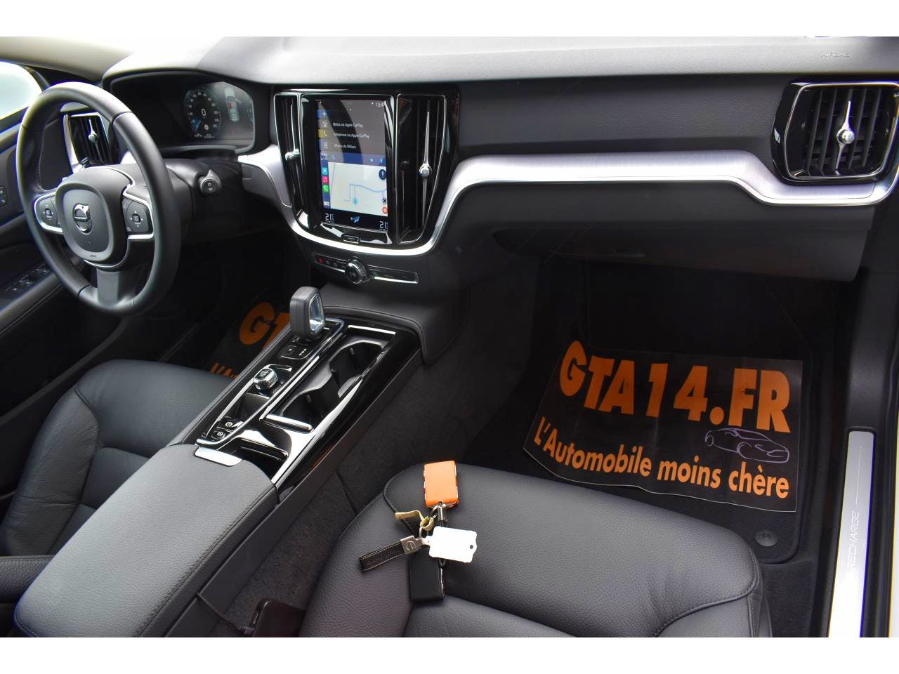 Volvo V60 BUSINESS  T6 AWD Recharge 253 ch + 87 ch Geartronic 8 Inscription Business occasion - Photo 28
