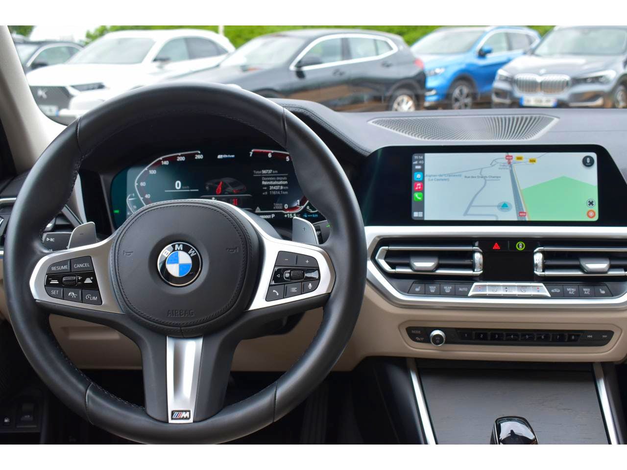 BMW Série 3  330e Luxury - BVA occasion - Photo 7
