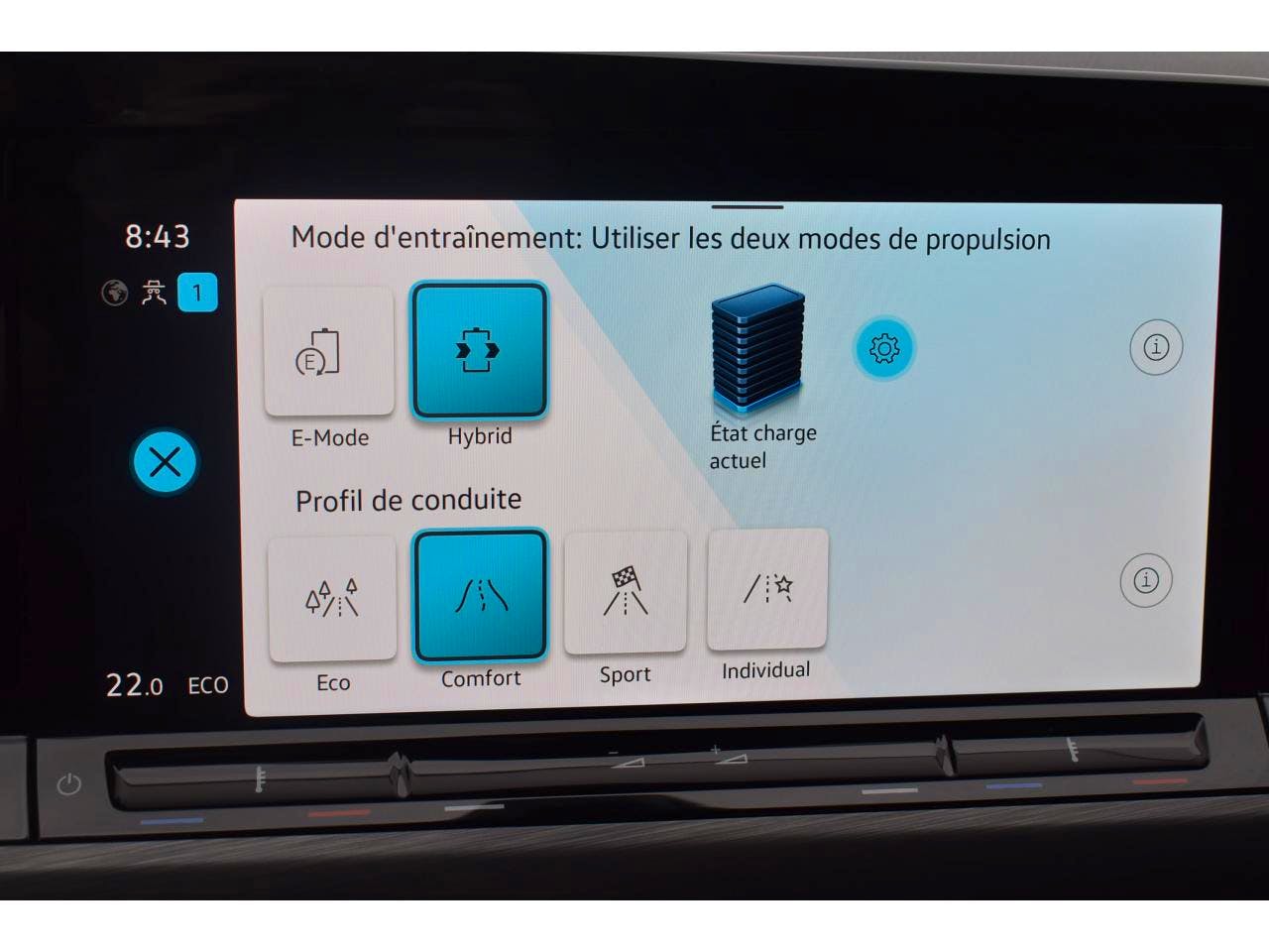 Volkswagen Golf  1.4 Hybrid Rechargeable OPF 204 DSG6 Style occasion - Photo 31
