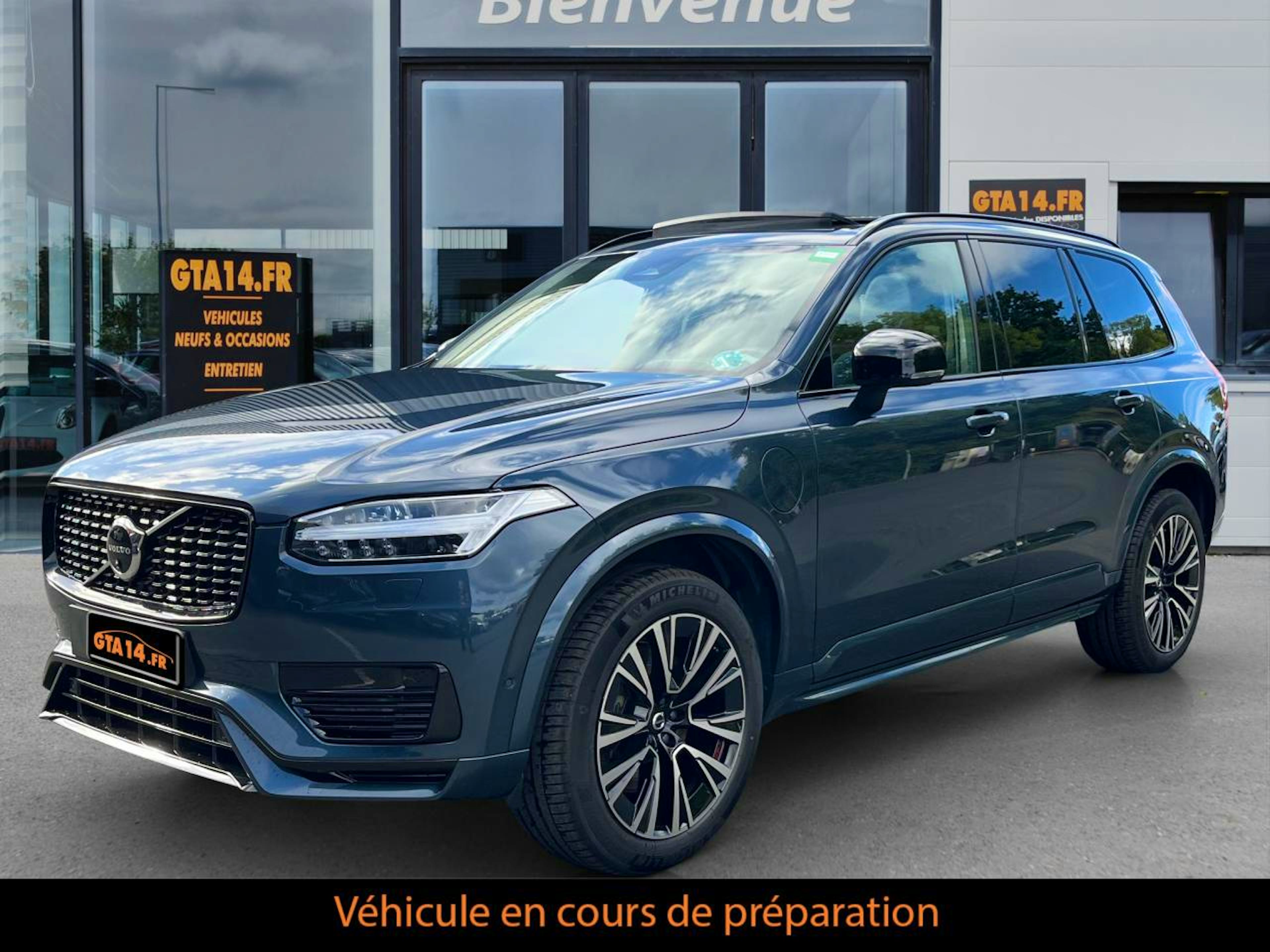 Volvo XC90 T8 AWD Hybride Rechargeable 455 ch Geartronic 8 7pl Ultra Style Dark occasion