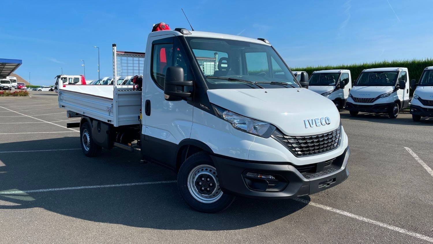 Iveco Daily 35S14H 3750 2.3 136ch Benne Alu JPM + Grue PK 2900 occasion