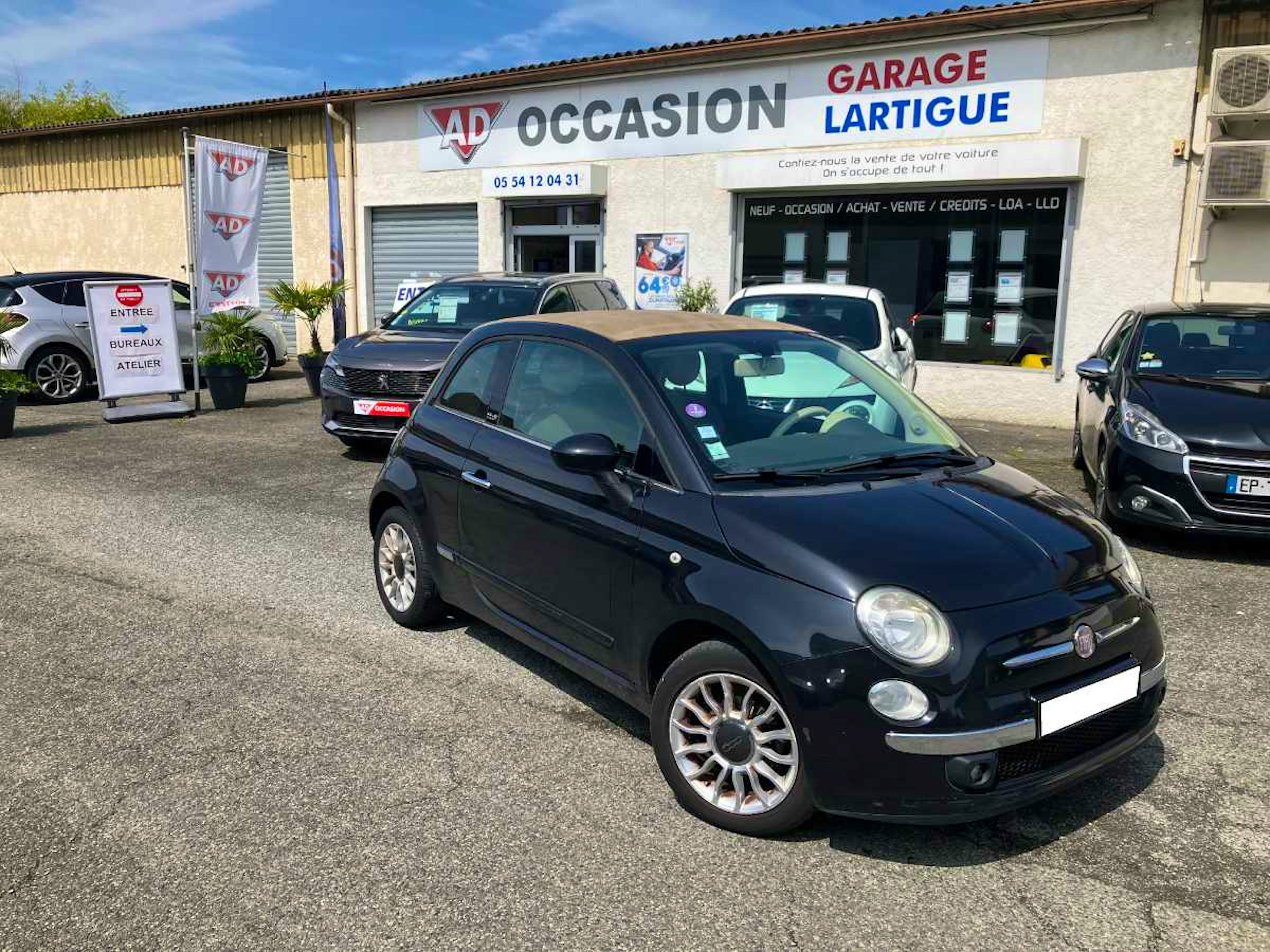 Fiat 500 Cabriolet Lounge 1.2 69ch occasion