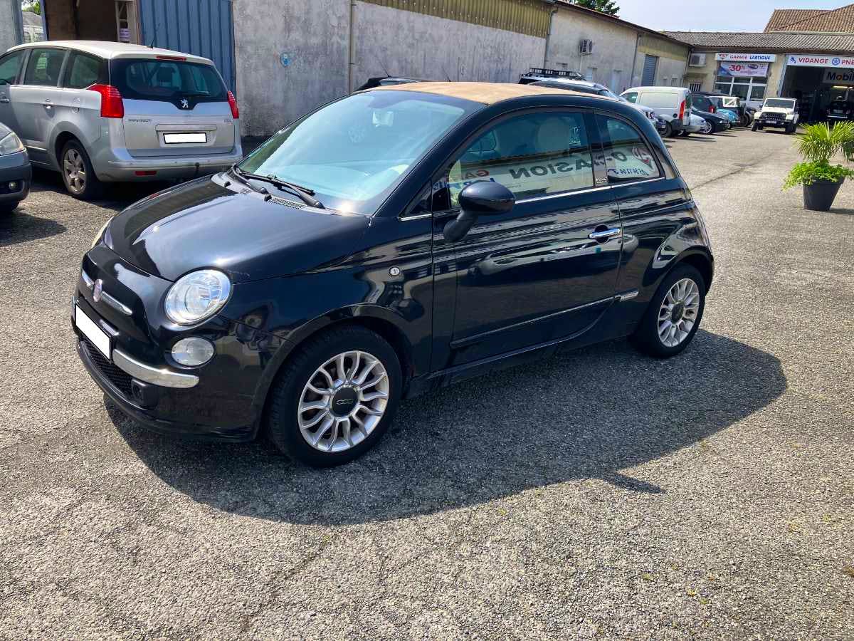 Fiat 500  Cabriolet Lounge 1.2 69ch occasion - Photo 3