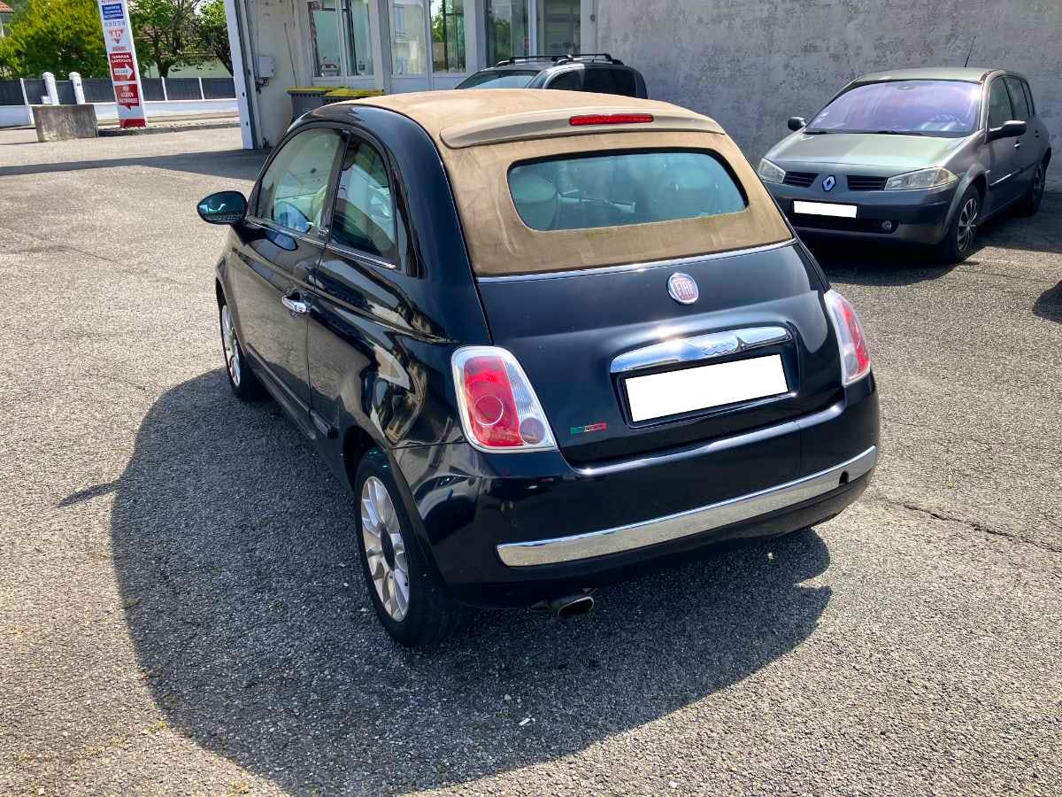 Fiat 500  Cabriolet Lounge 1.2 69ch occasion - Photo 4