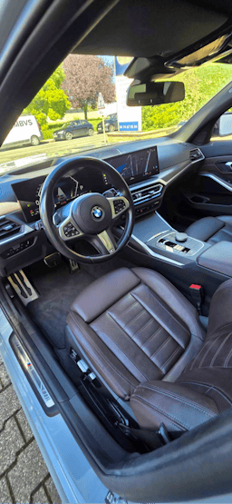 BMW Série 3 M340D G21 Touring LCI xDrive / Brooklyn Grey / Accès confort / Carplay / Toit panoramique / ACC+ occasion - Photo 4