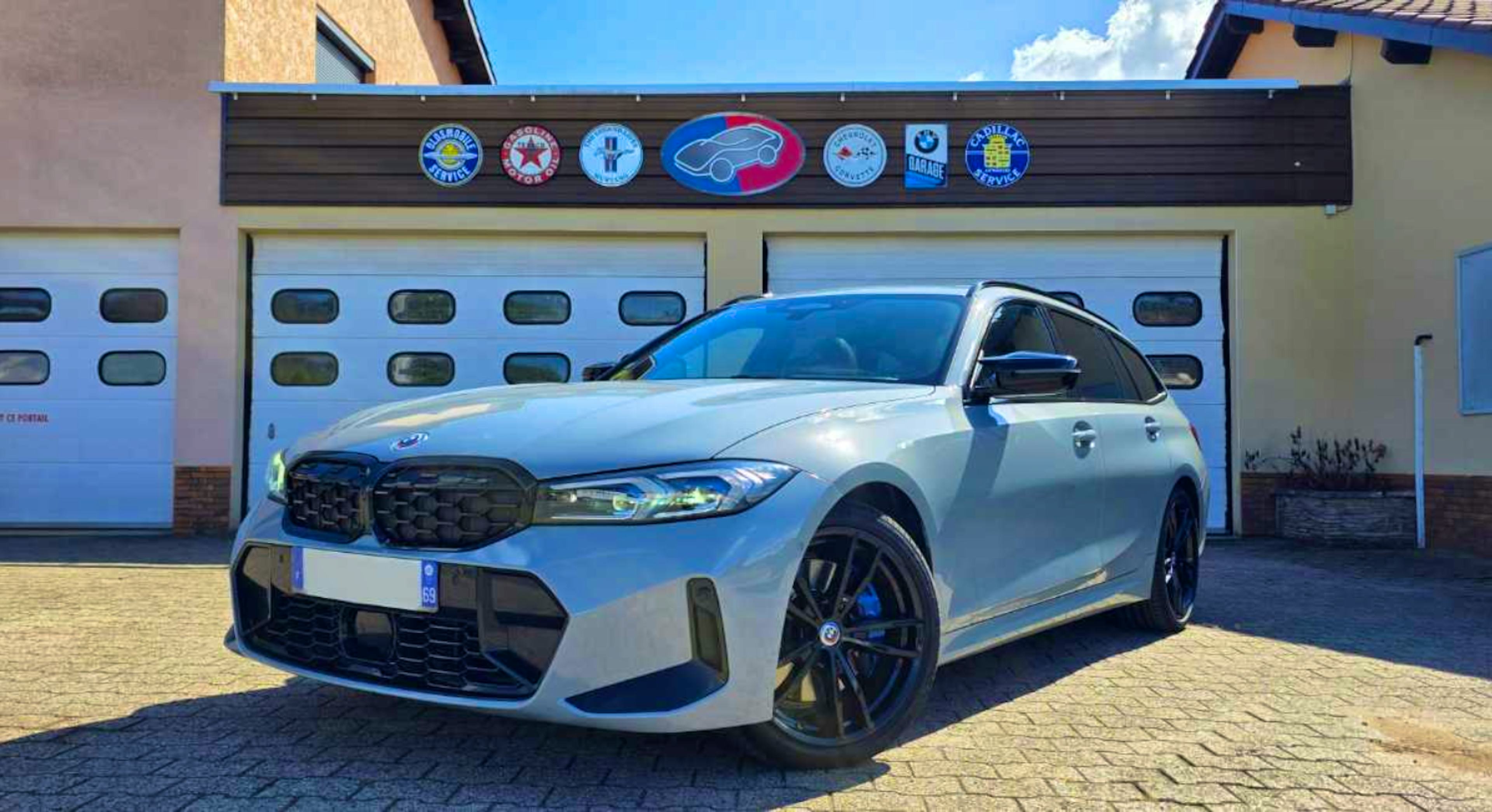 BMW Série 3 M340D G21 Touring LCI xDrive / Brooklyn Grey / Accès confort / Carplay / Toit panoramique / ACC+ occasion