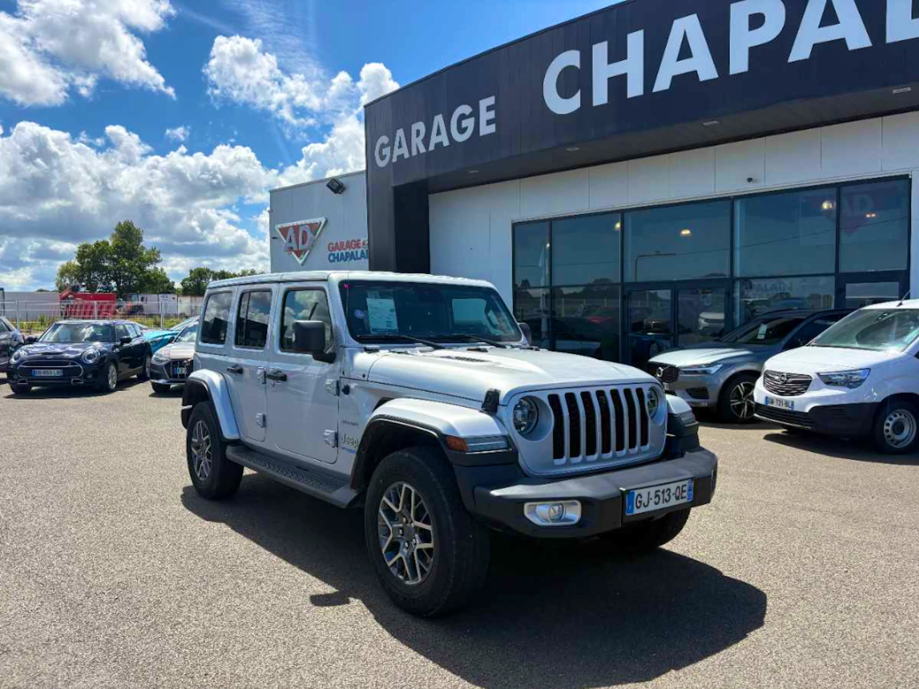 Jeep Wrangler JEEP WRANGLER Sahara Unlimited 4xe 2.0 l T 380 ch PHEV 4x4 BVA8 occasion