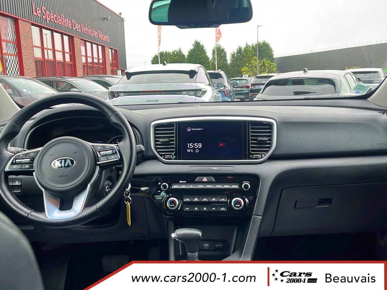 Kia Sportage  1.6 CRDi 136ch MHEV ISG DCT7 4x2 Black Edition occasion - Photo 10