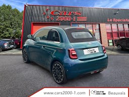 Fiat 500e CABRIOLET 500C e 118 ch La Prima occasion - Photo 6