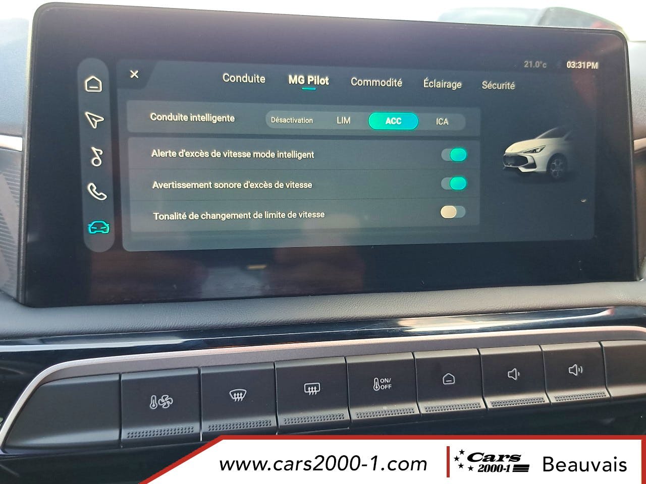 MG MG3  1.5 L Hybrid+ 195 ch Luxury occasion - Photo 29