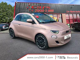 Fiat 500e CABRIOLET 500C e 118 ch La Prima occasion - Photo 3