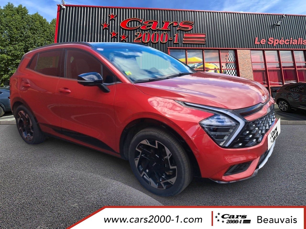 Kia Sportage  1.6 T-GDi 265ch ISG Hybride Rechargeable BVA6 4x4 GT Line Premium occasion - Photo 3