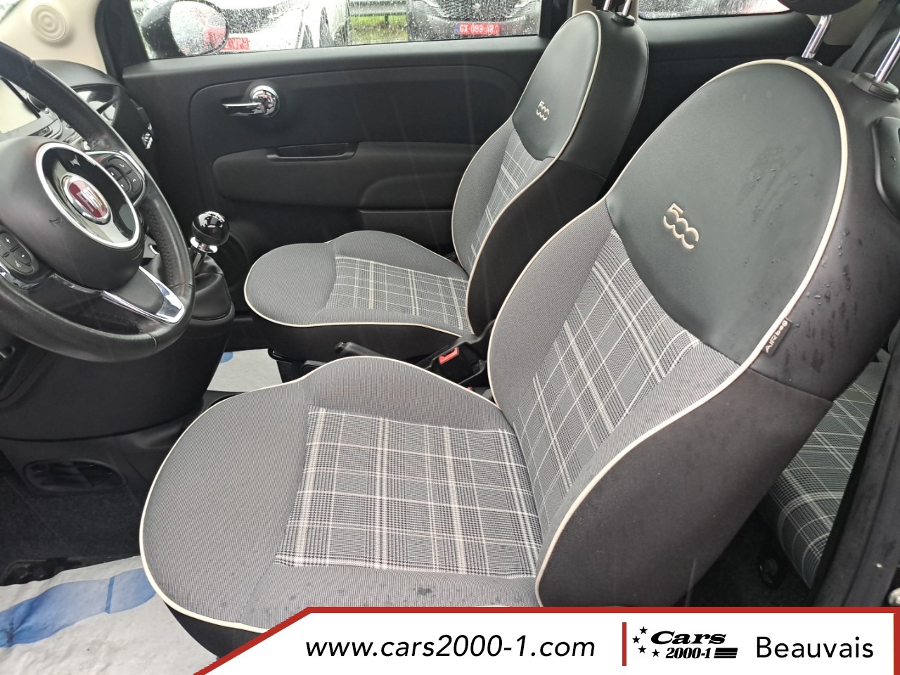 Fiat 500  1.2 69 ch Eco Pack Lounge occasion - Photo 8